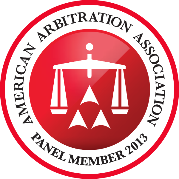 American Arbitration Association | Panel Member 2013